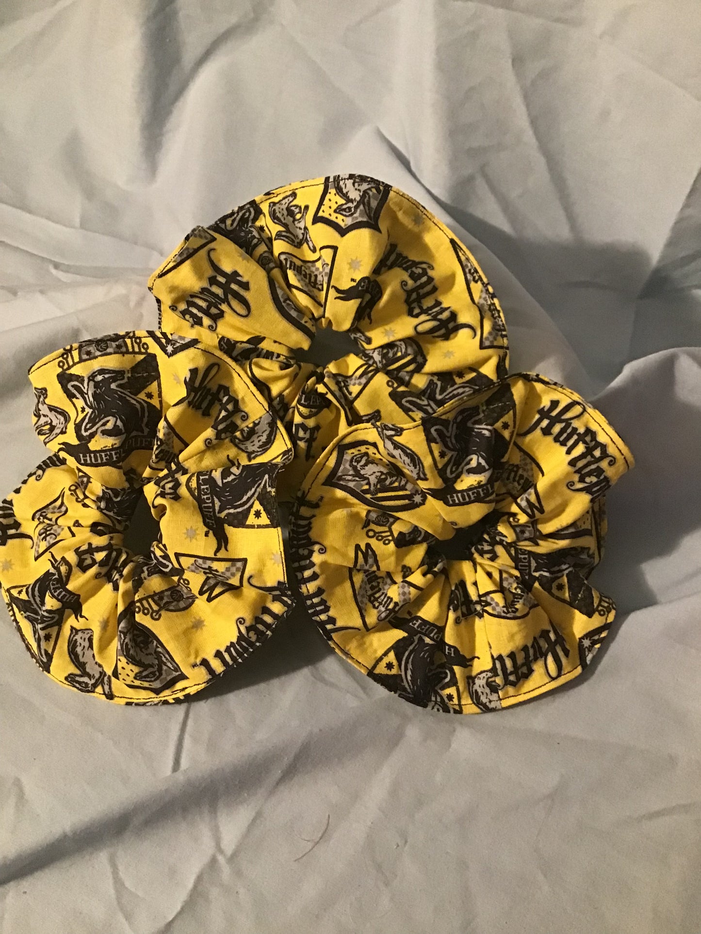 Hufflepuff inspired Scrunchies